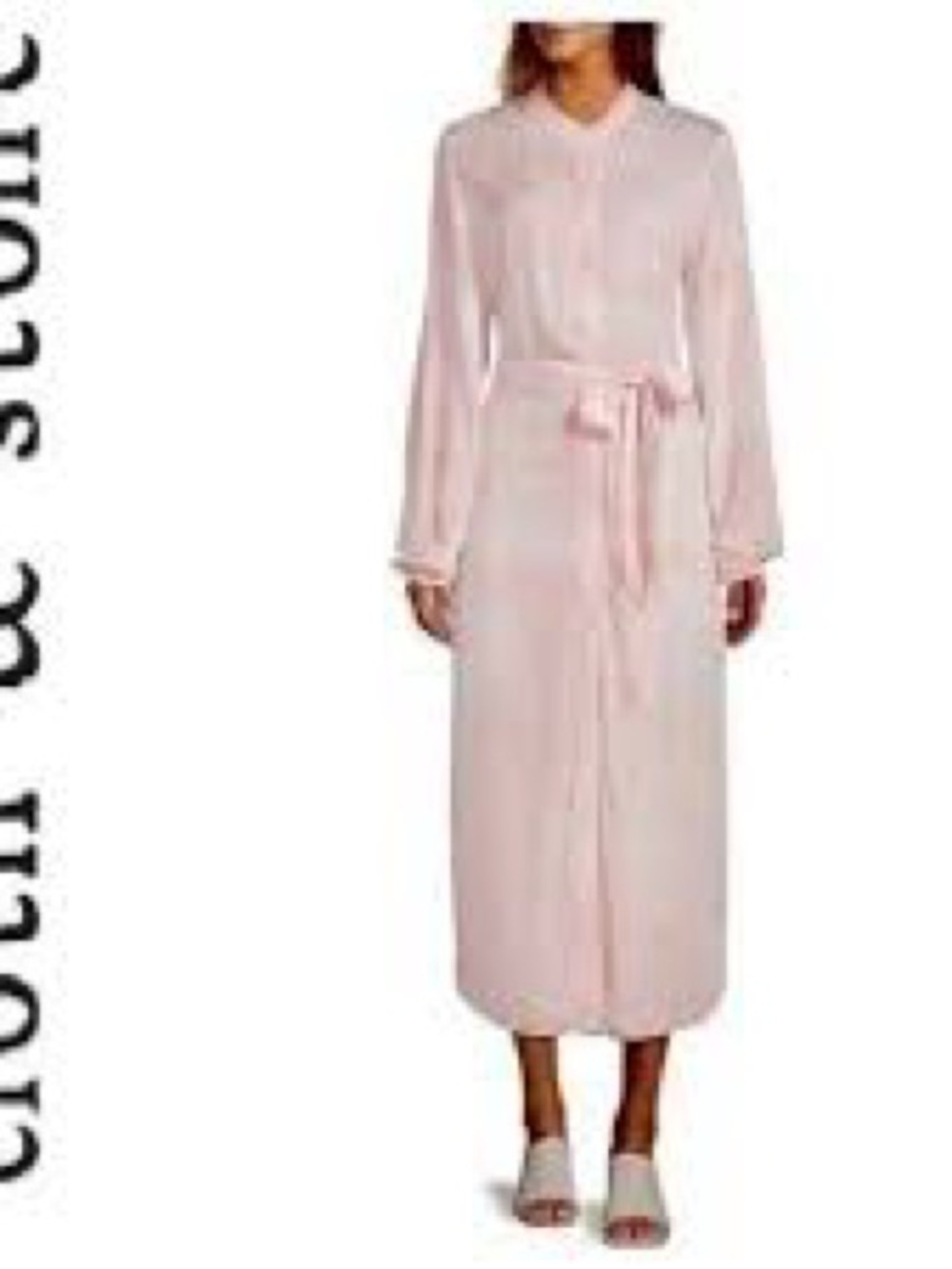 Cloth & Stone Pink Long Sleeve Banded Collar Button Front Maxi Shirt Dress XS - Picture 2 of 4